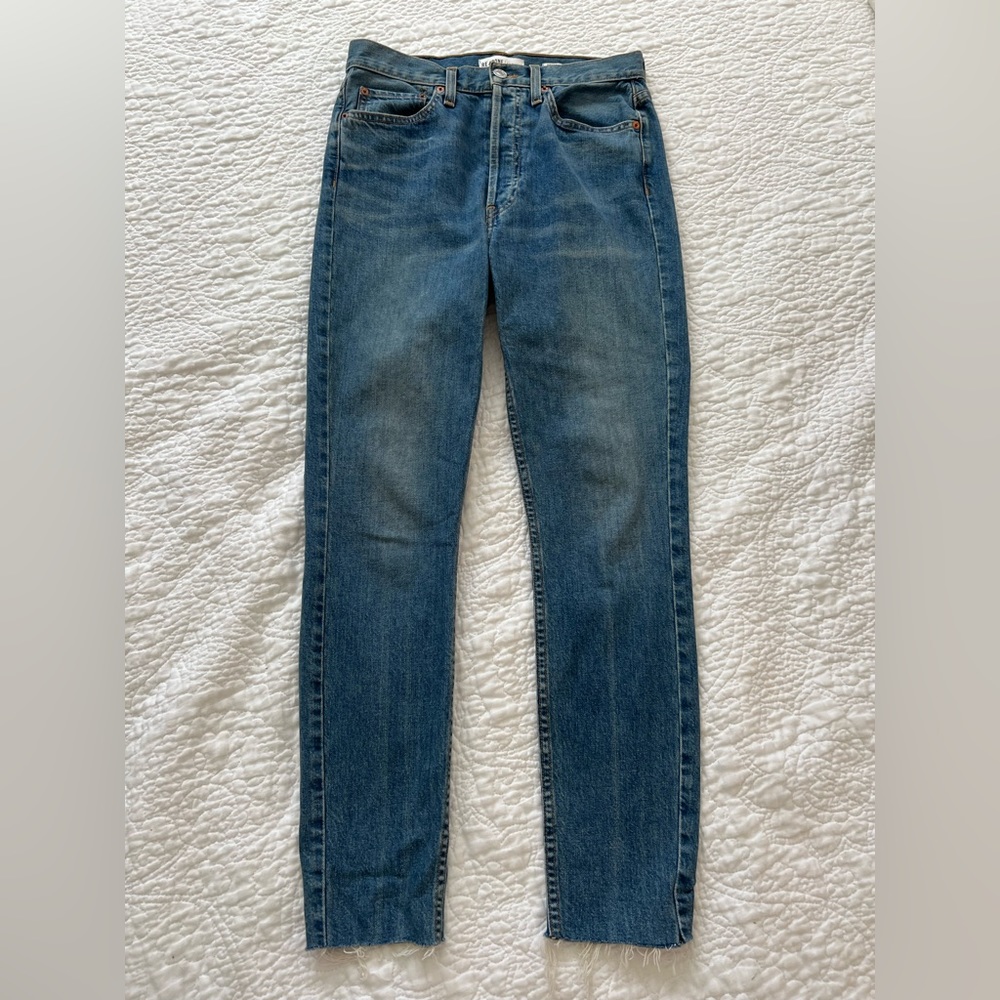Re done originals medium wash denim
